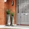 Glitzhome® Geometric Antique Silver Metal Floor Vases Set
